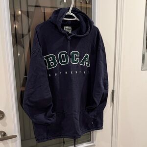 Boca Navy Hoodie Jacket for Men